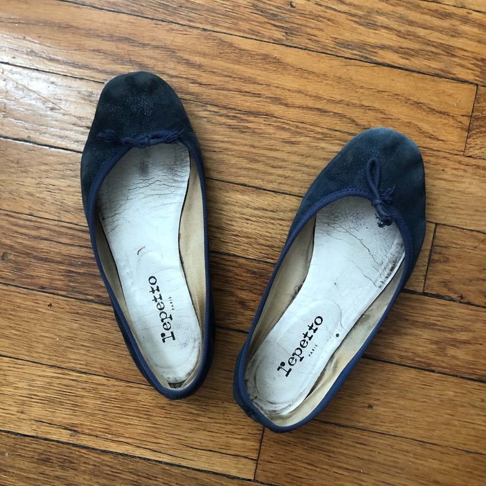 Suede Repetto Ballerina